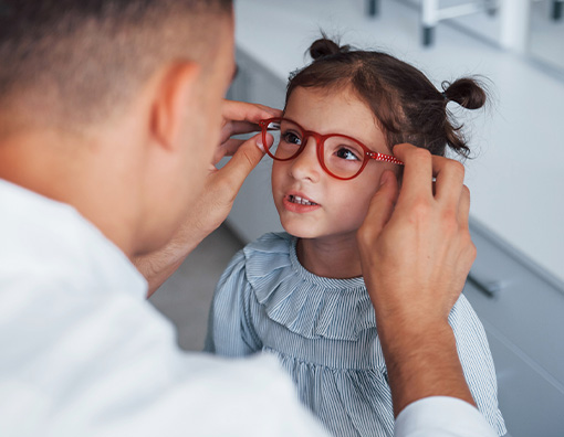 Examen visuel pédiatrie